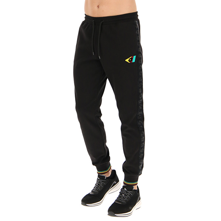 Men Lotto Athletica Classic V Sport Pants Black | 21405-GFXA