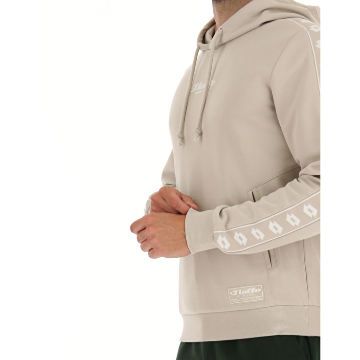 Men Lotto Athletica Due V Hd Sweatshirts Beige | 17283-ZHPT