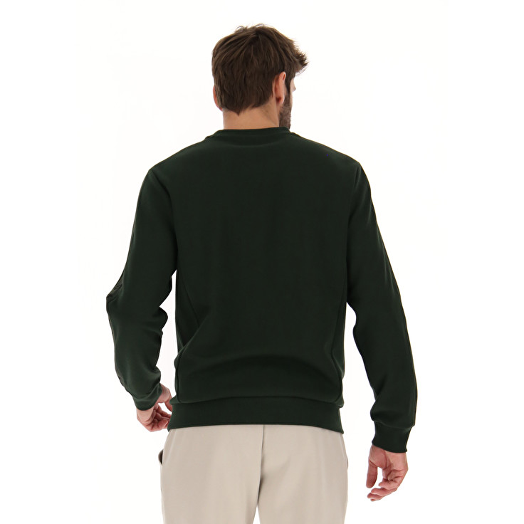 Men Lotto Athletica Due V Rn Sweatshirts Green | 71942-DXTF