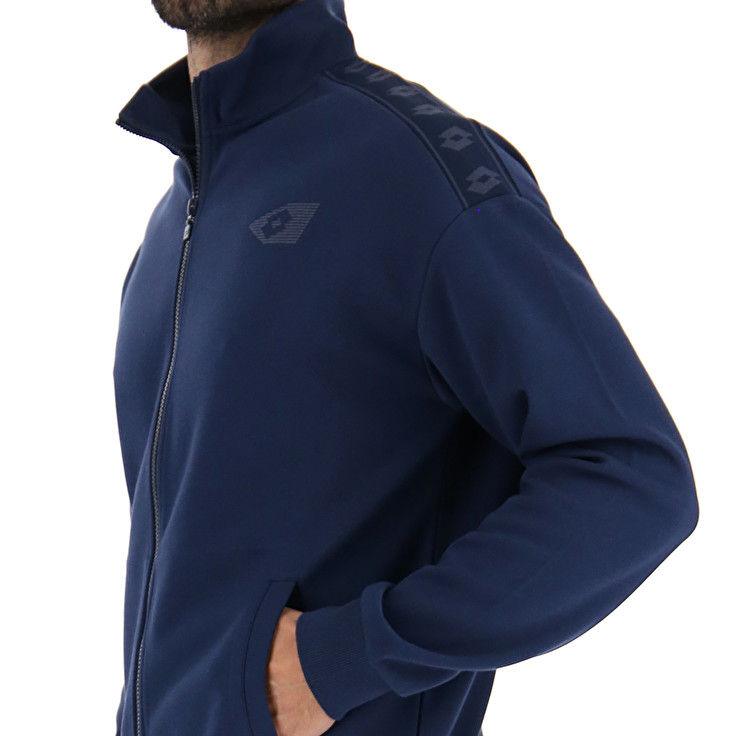 Men Lotto Athletica Due Vi Fz Jackets Navy | 85749-YZIN