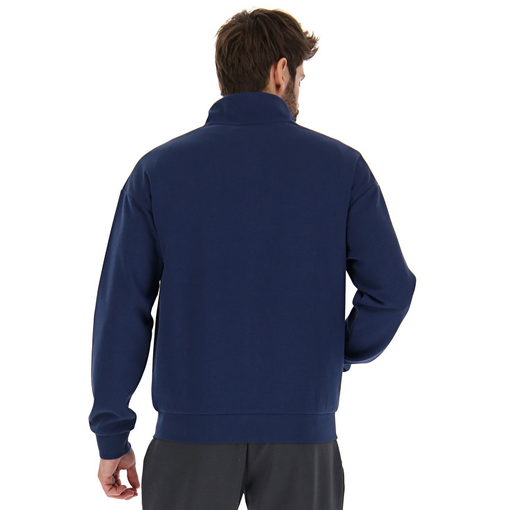 Men Lotto Athletica Due Vi Fz Sweatshirts Blue | 53762-XENV