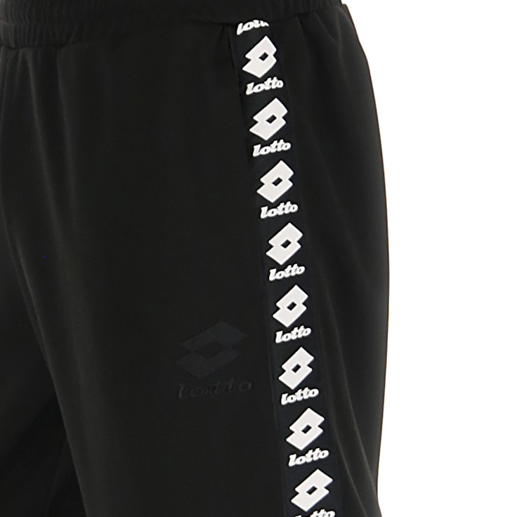 Men Lotto Athletica Icon Sport Pants Black | 96237-LPOB