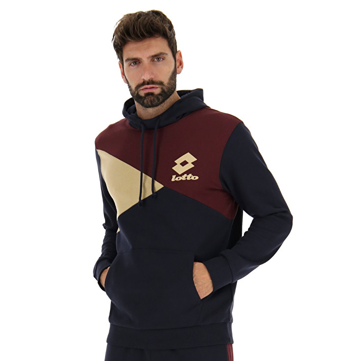 Men Lotto Athletica Lg Iii Hd Fl Sweatshirts Navy / Blue | 91253-XRJU