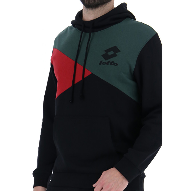 Men Lotto Athletica Lg Iii Hd Fl Sweatshirts Black | 14096-OKLN