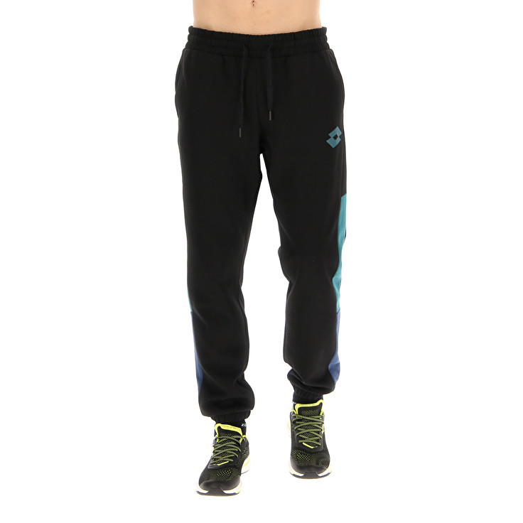 Men Lotto Athletica Plus Ii Sport Pants Black | 29803-VKJL