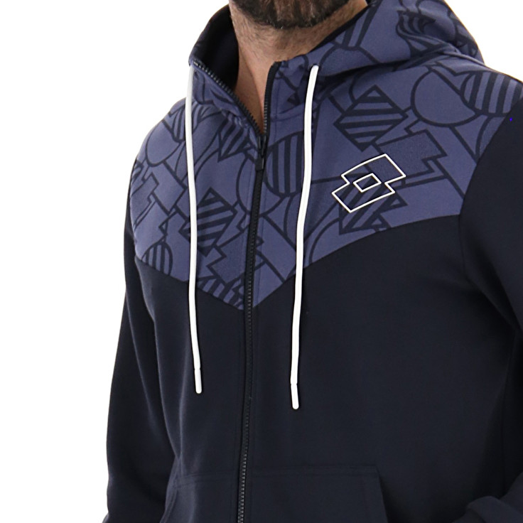 Men Lotto Athletica Prime Fz Jackets Black / Purple | 72390-DZME