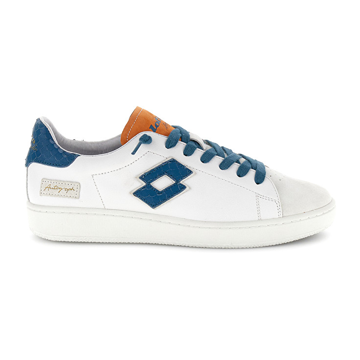 Men Lotto Autograph Fish Leggenda White / Blue | 05329-QGEW