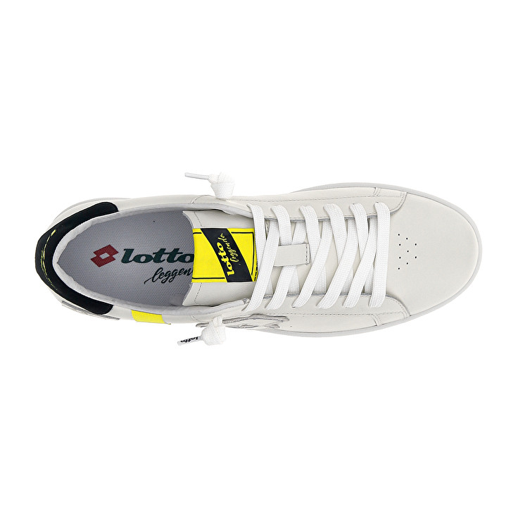 Men Lotto Autograph Fluo Leggenda White / Yellow / Black | 76549-EQSL