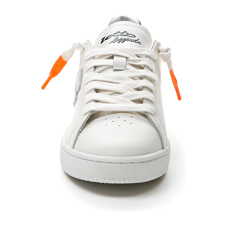Men Lotto Autograph Fluo Leggenda White / Green / Orange | 46231-UQOH