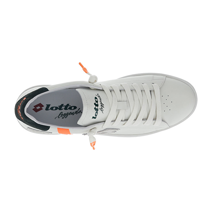 Men Lotto Autograph Fluo Leggenda White / Green / Orange | 46231-UQOH