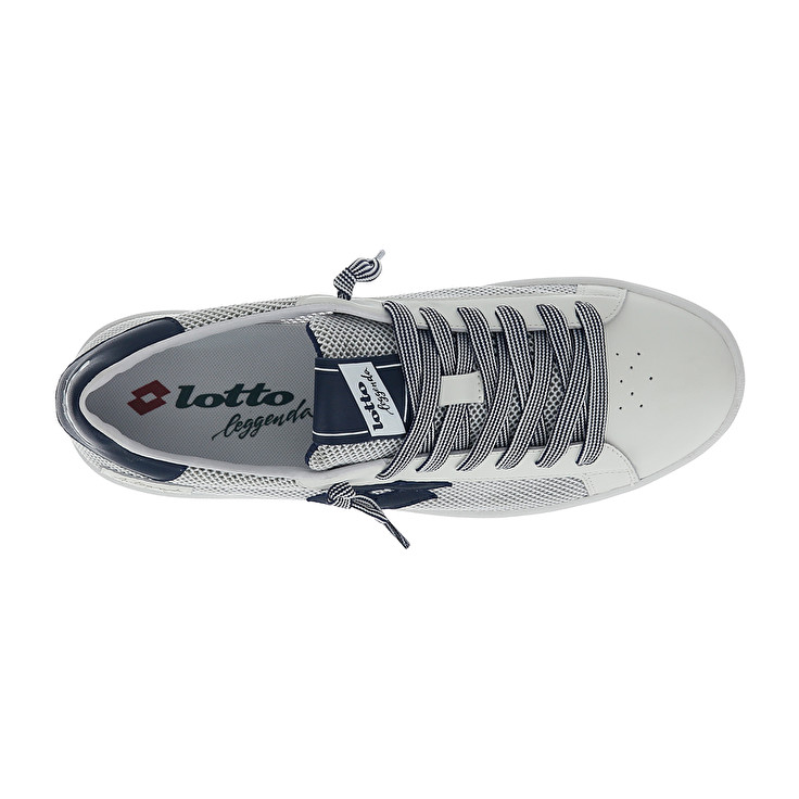 Men Lotto Autograph Net Leggenda White / Blue | 10678-MVKU