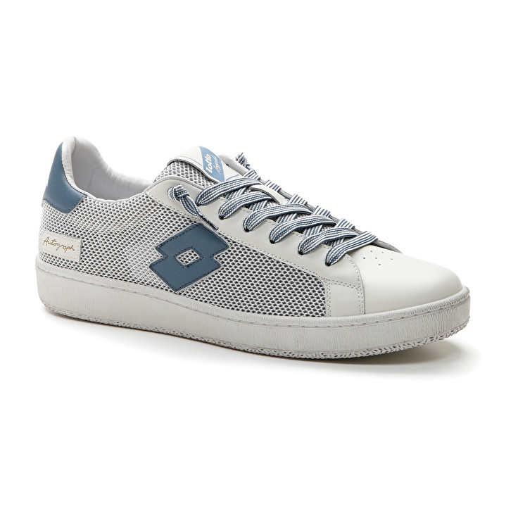 Men Lotto Autograph Net Leggenda White / Blue | 97104-LFAV