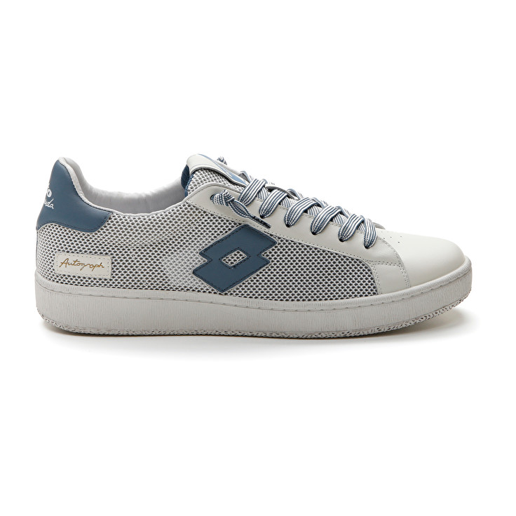 Men Lotto Autograph Net Leggenda White / Blue | 97104-LFAV