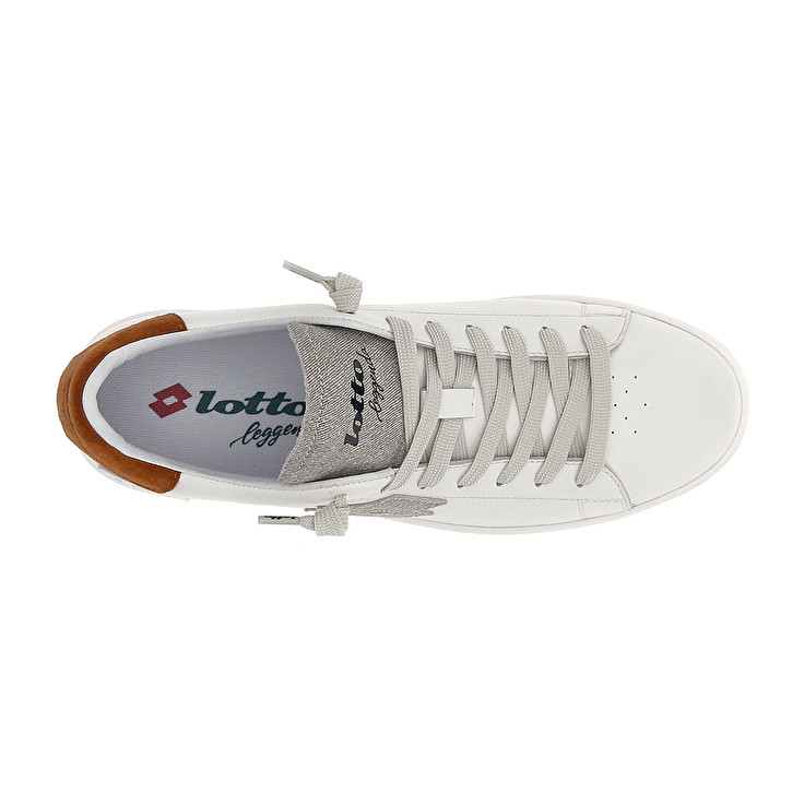 Men Lotto Autograph Stripes Leggenda White | 16873-QNCY