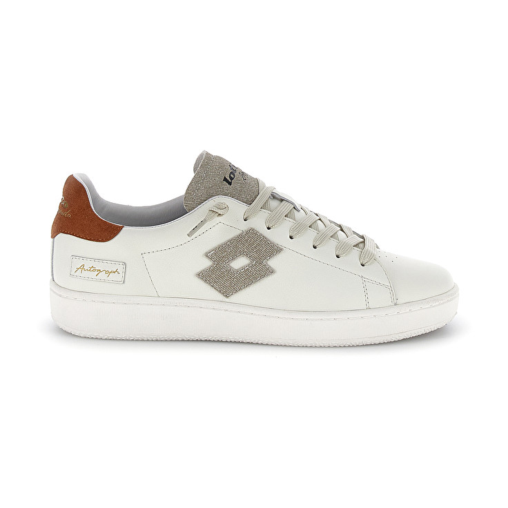 Men Lotto Autograph Stripes Leggenda White | 16873-QNCY