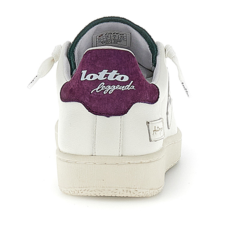 Men Lotto Autograph Suede Leggenda White / Purple / Burgundy / Dark | 37418-CORH