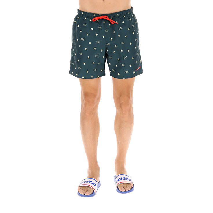 Men Lotto Club Beachwear Deep / Green | 45127-YCKH