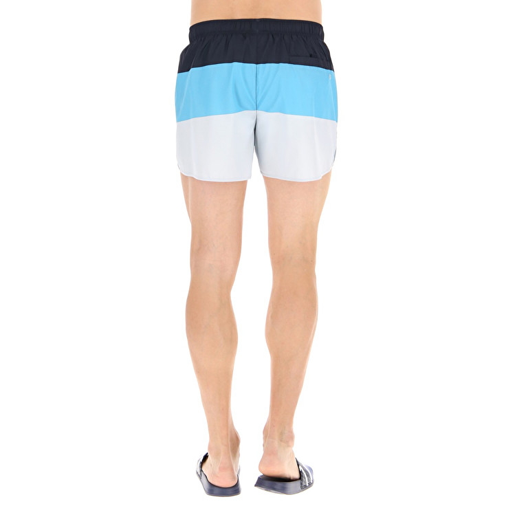 Men Lotto Color Beachwear Blue | 19052-HOYE