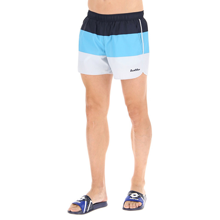 Men Lotto Color Beachwear Blue | 19052-HOYE