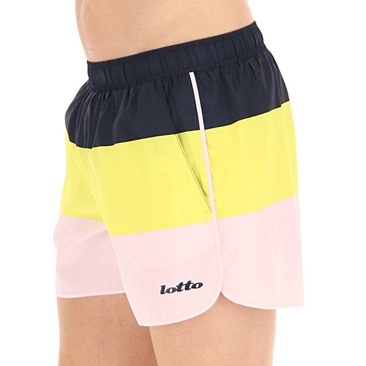 Men Lotto Color Beachwear Pink | 27165-CLNS