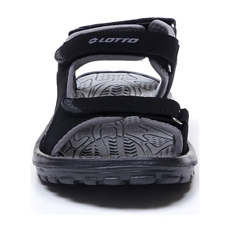 Men Lotto Dakkar Iii Sandals Black | 25763-BVRP