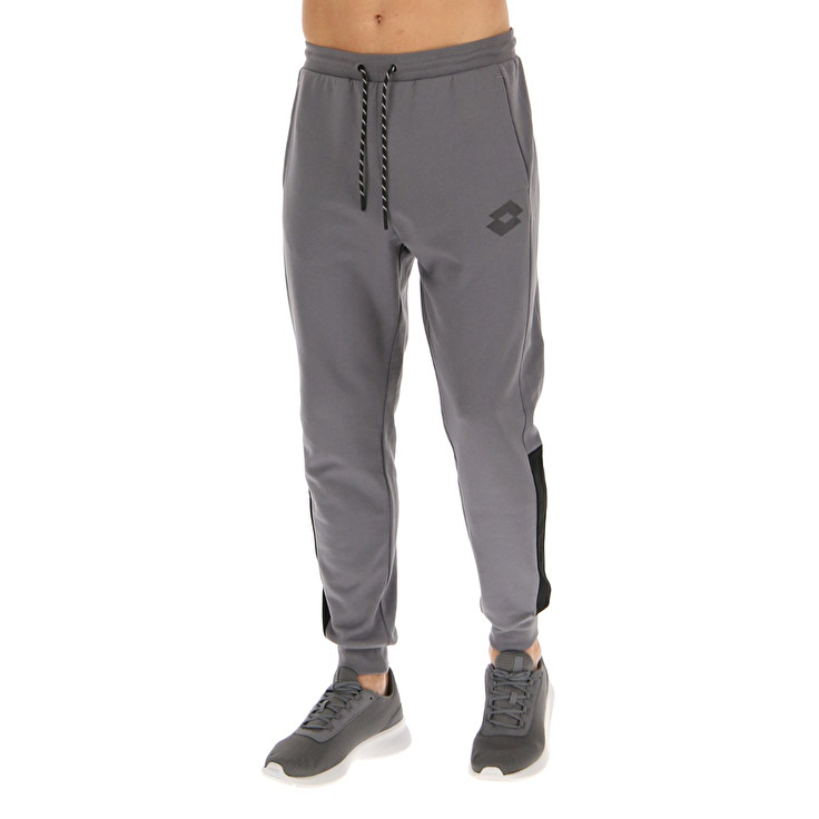 Men Lotto Dinamico V Cuff Fl Sport Pants Grey | 54178-EBHT