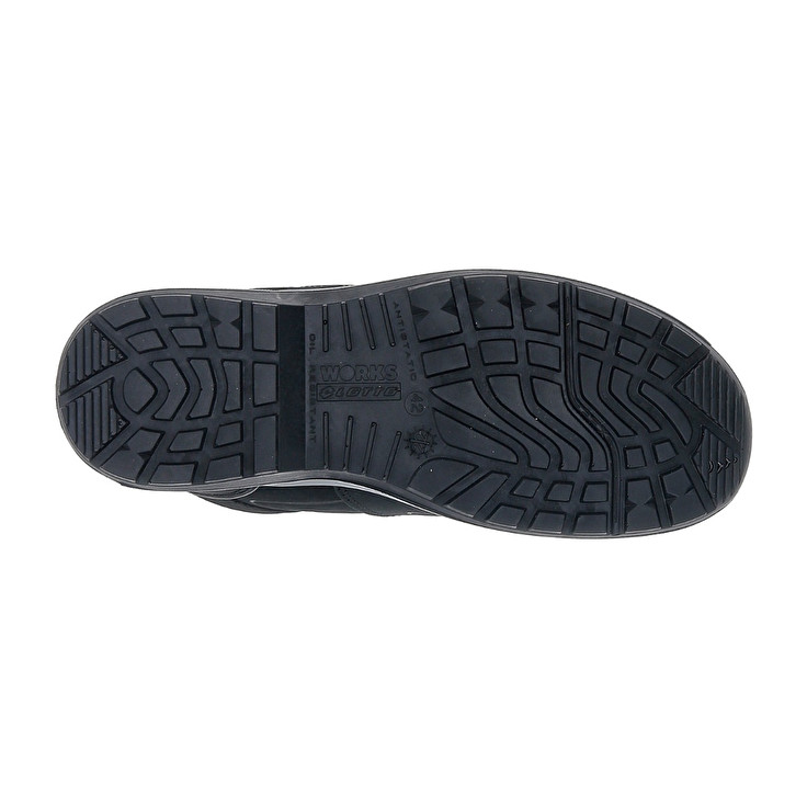 Men Lotto Hit 200 Mid S3 Esd Safety Shoes Black | 25637-QAFI