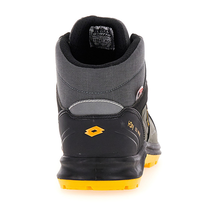 Men Lotto Hit 250 Mid S3 Src Wr Hdry Safety Shoes Grey | 06185-ODNP