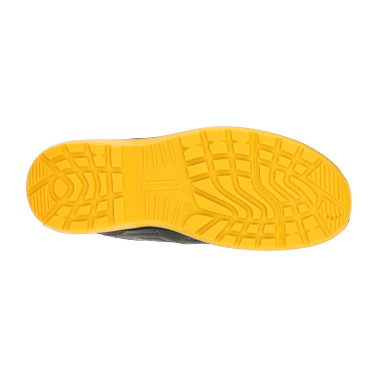 Men Lotto Hit 250 S3 Src Wr Hdry Safety Shoes Grey / Yellow | 83754-GDVC