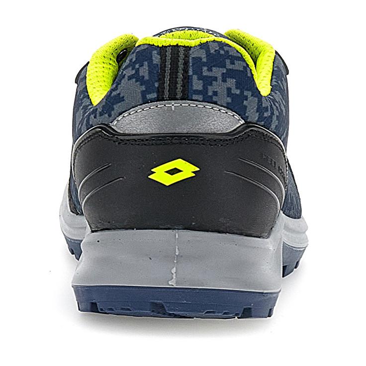 Men Lotto Hit 400 S1p Safety Shoes Blue / Green / Black | 28976-JQHB