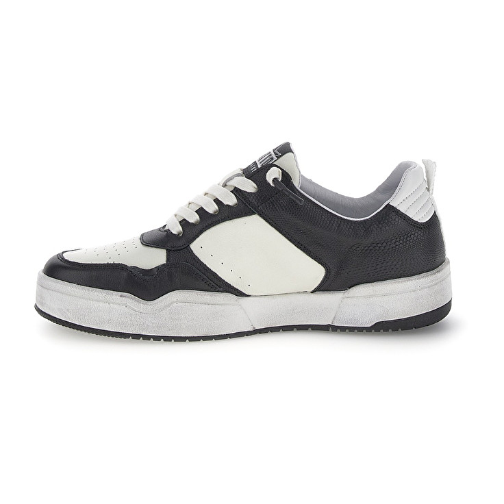 Men Lotto Hoop Stars Block Leggenda White / Black | 69358-ZFDB