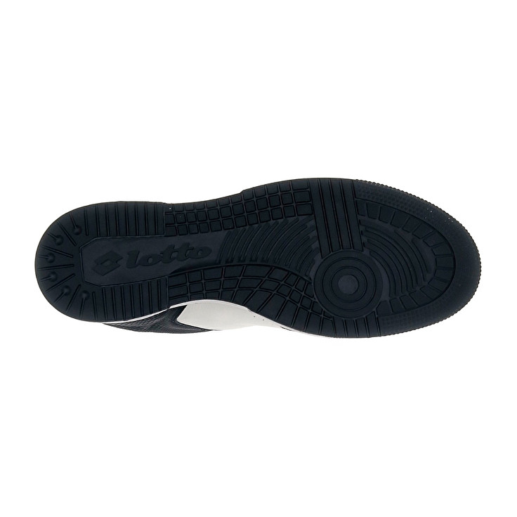 Men Lotto Hoop Stars Block Leggenda White / Black | 69358-ZFDB