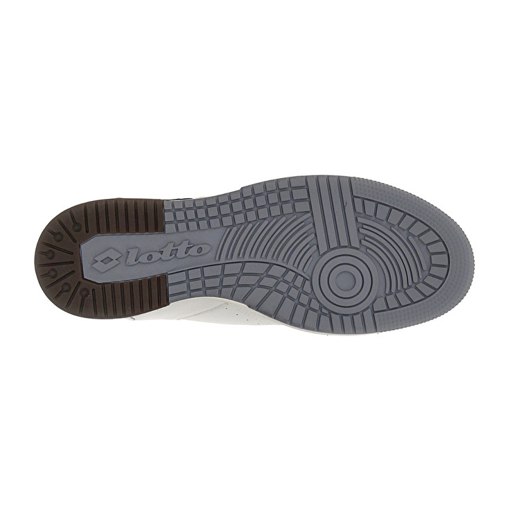 Men Lotto Hoop Stars High Suede Leggenda White | 24918-DTBU