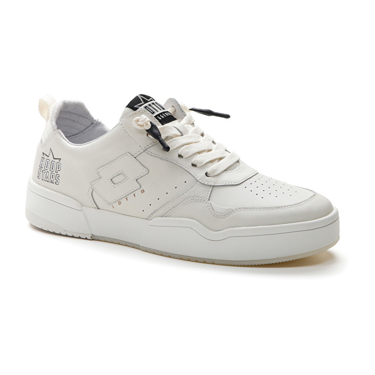 Men Lotto Hoop Stars Leggenda White / Black | 13024-IXVT