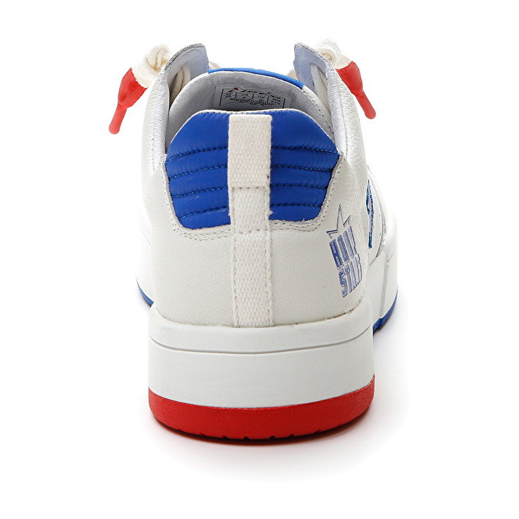 Men Lotto Hoop Stars Leggenda White / Blue | 48697-PVFZ