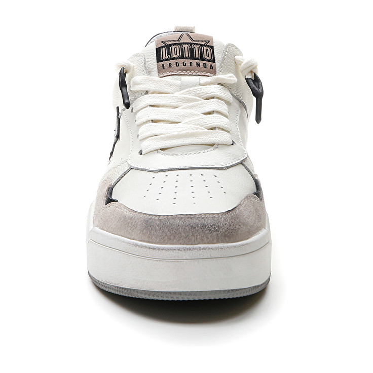 Men Lotto Hoop Stars Rub Leggenda White / Black | 08246-SYCH