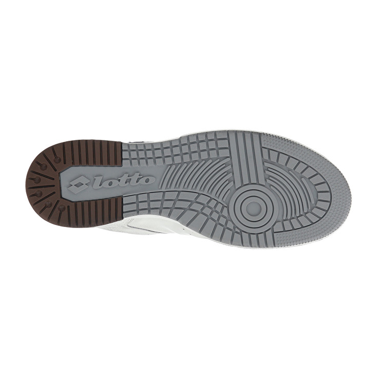 Men Lotto Hoop Stars Rub Leggenda White / Black | 08246-SYCH