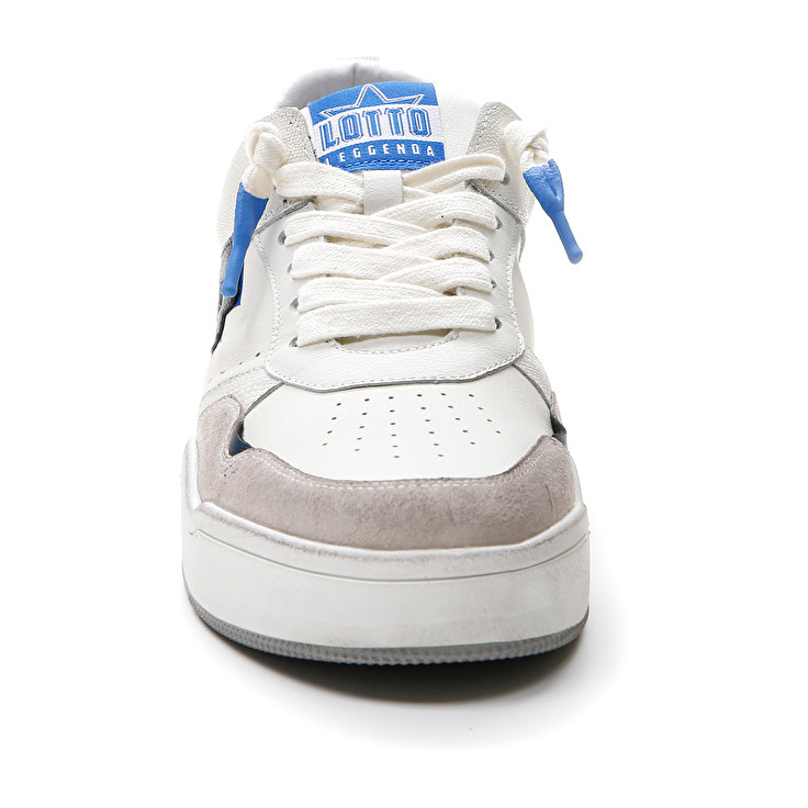Men Lotto Hoop Stars Rub Leggenda White | 42816-REYO