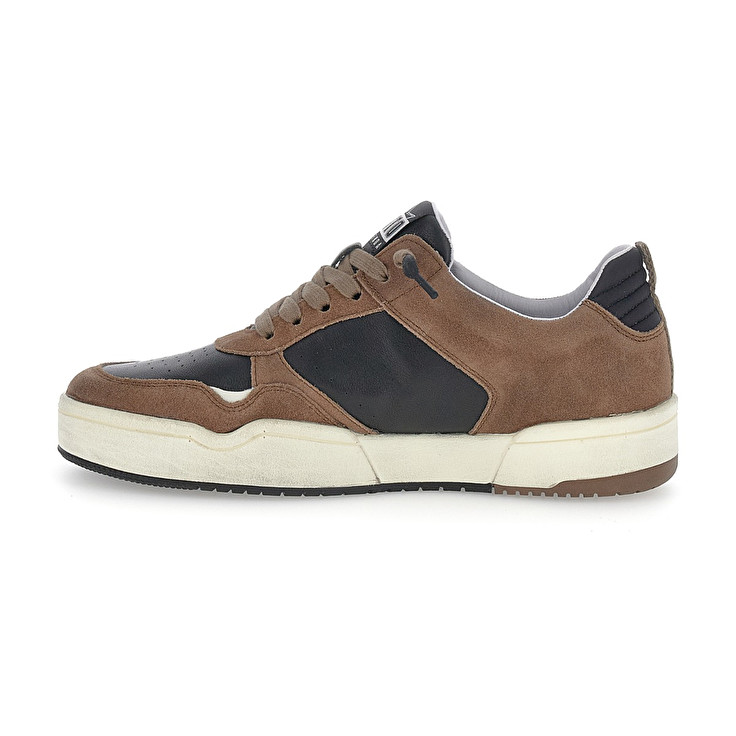 Men Lotto Hoop Stars Suede Leggenda Brown / Black | 38107-MWPZ