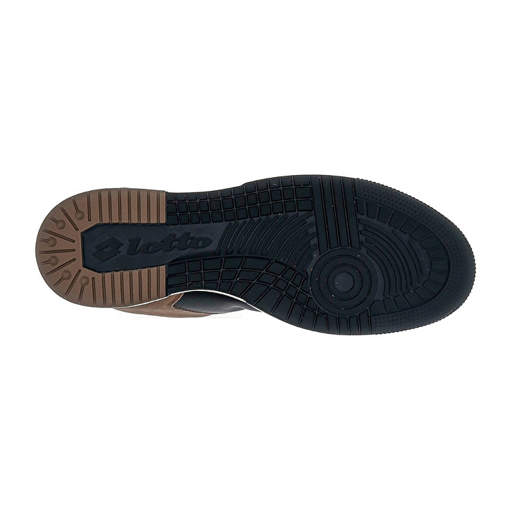 Men Lotto Hoop Stars Suede Leggenda Brown / Black | 38107-MWPZ
