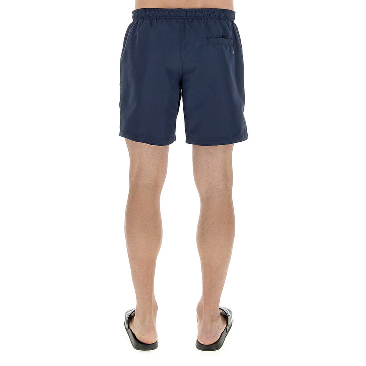 Men Lotto Icon Beachwear Navy / Blue | 46859-NKPC