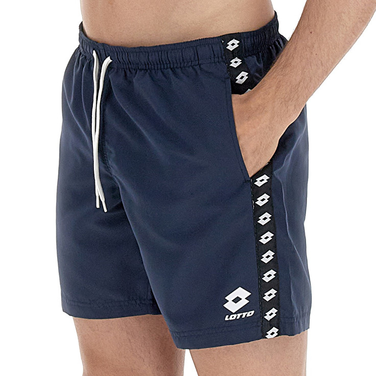 Men Lotto Icon Beachwear Navy / Blue | 46859-NKPC