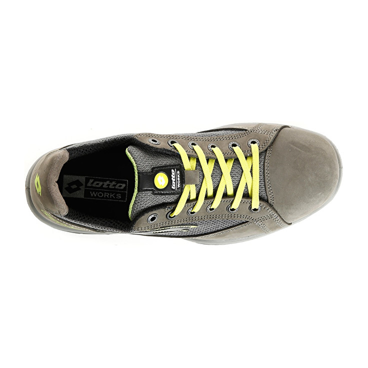 Men Lotto Jump 500 Safety Shoes Grey | 32847-PLHN