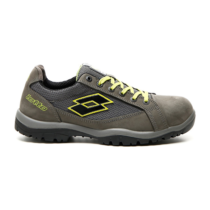 Men Lotto Jump 500 Safety Shoes Grey | 32847-PLHN