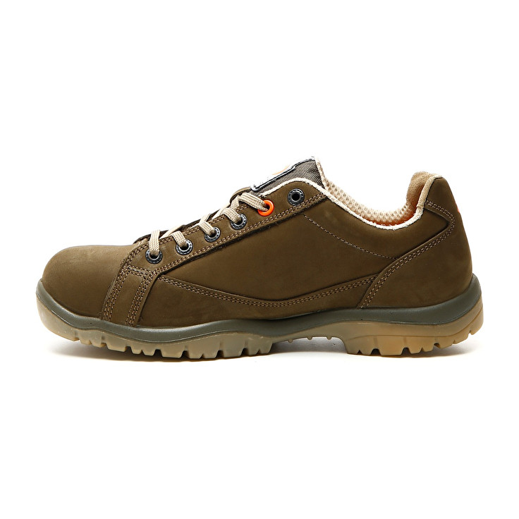 Men Lotto Jump 750 S3 Src Safety Shoes Olive / Orange | 97213-TQZS