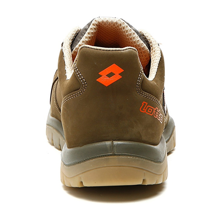 Men Lotto Jump 750 S3 Src Safety Shoes Olive / Orange | 97213-TQZS