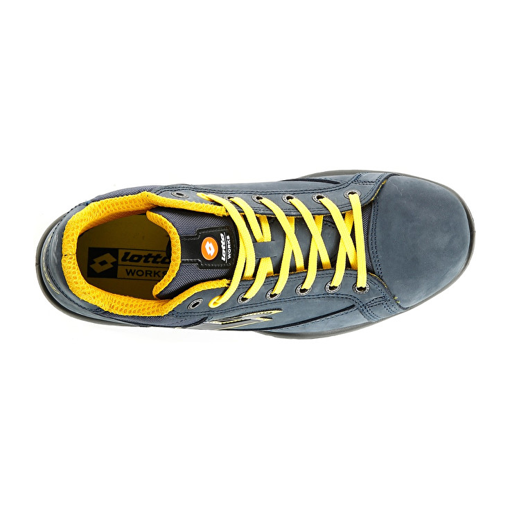 Men Lotto Jump Mid 900 Safety Shoes Blue | 29148-UQYX