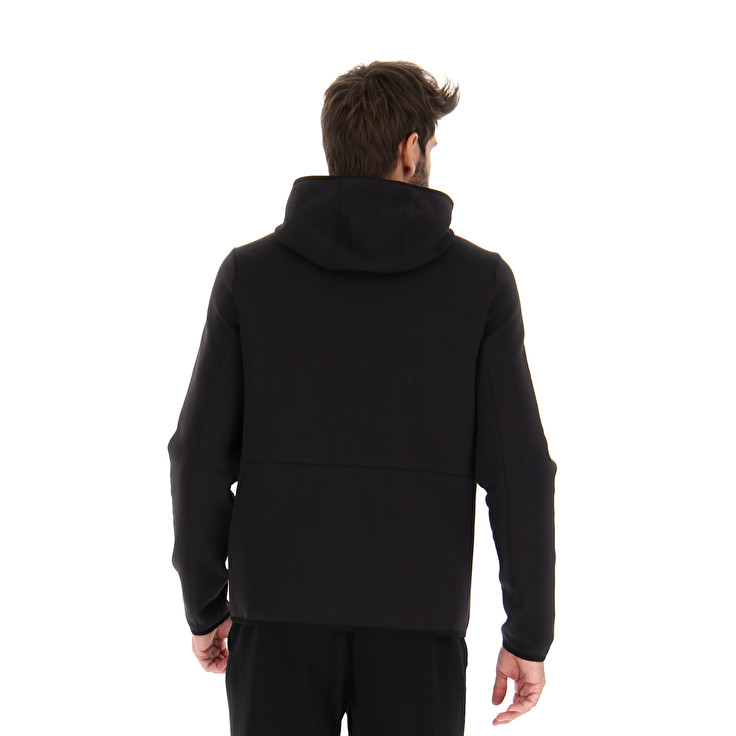 Men Lotto Lab Fz Hd Sweatshirts Black | 79561-LKXG