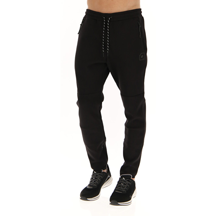 Men Lotto Lab Sport Pants Black | 21983-YGKP