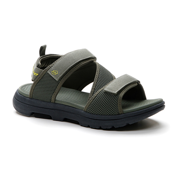 Men Lotto Levante 2 Sandals Green / Deep | 25301-GSKF